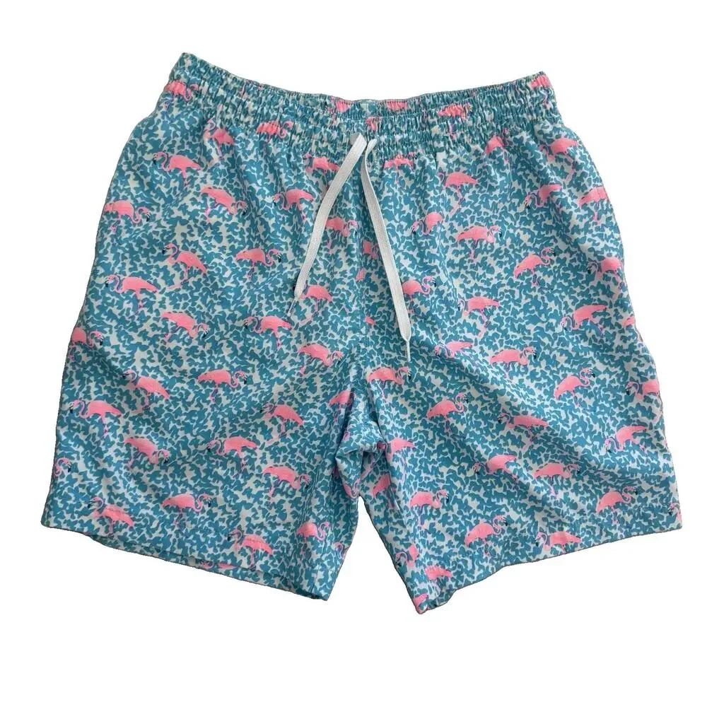 Chubbies The Domingos Are For Flamingos 7” Classic Swim Trunk Medium Lined Beach